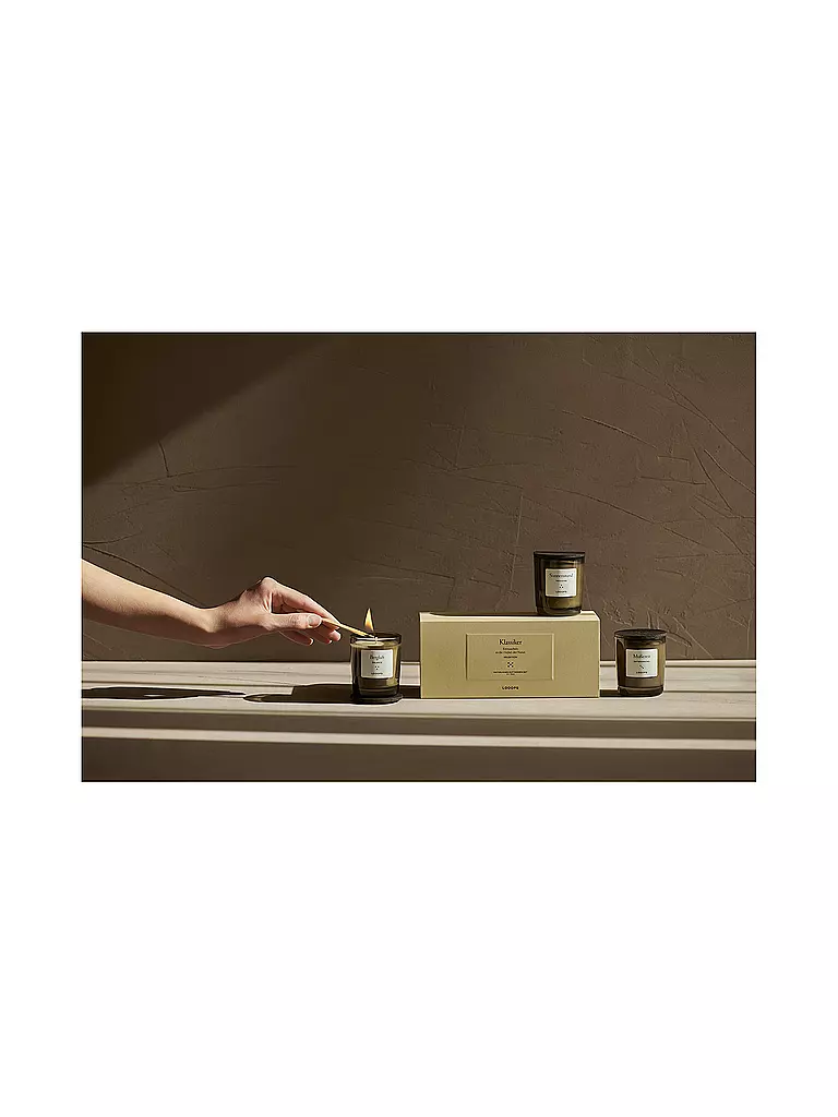 LOOOPS | Cofanetto regalo con candele profumate 3 pz KLASSIK | 