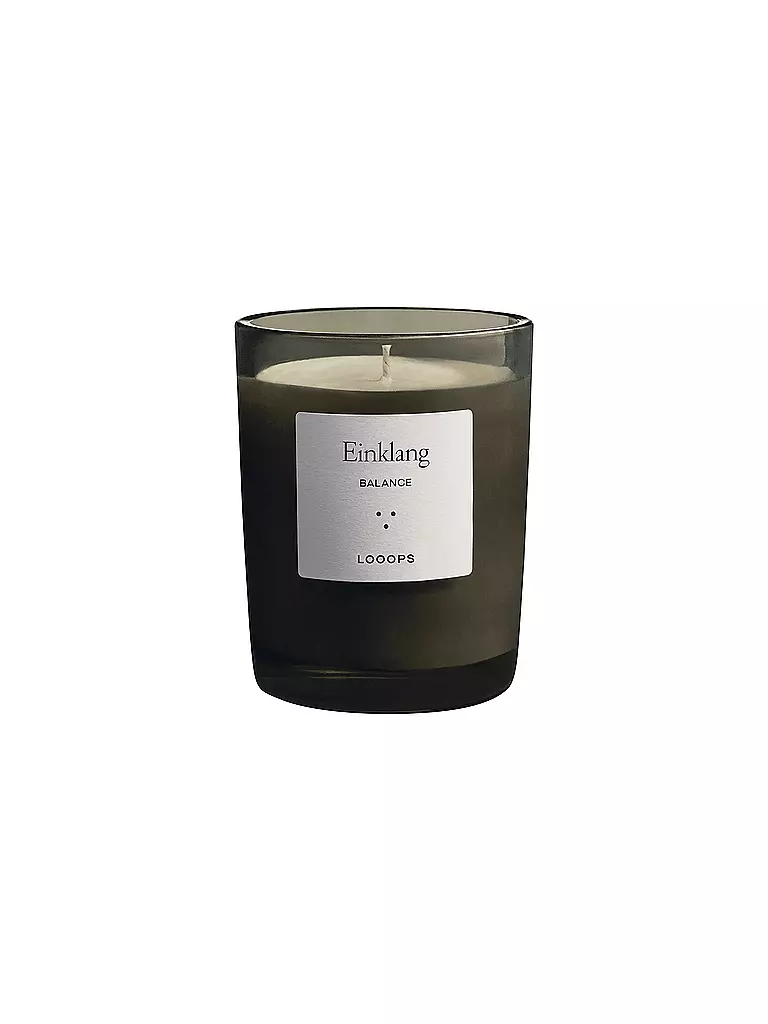 LOOOPS | Duftkerze 250g  EINKLANG | Verde scuro
