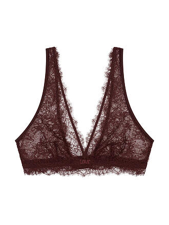 LOVE STORIES | Reggiseno senza ferretto CHERIE marrone scuro