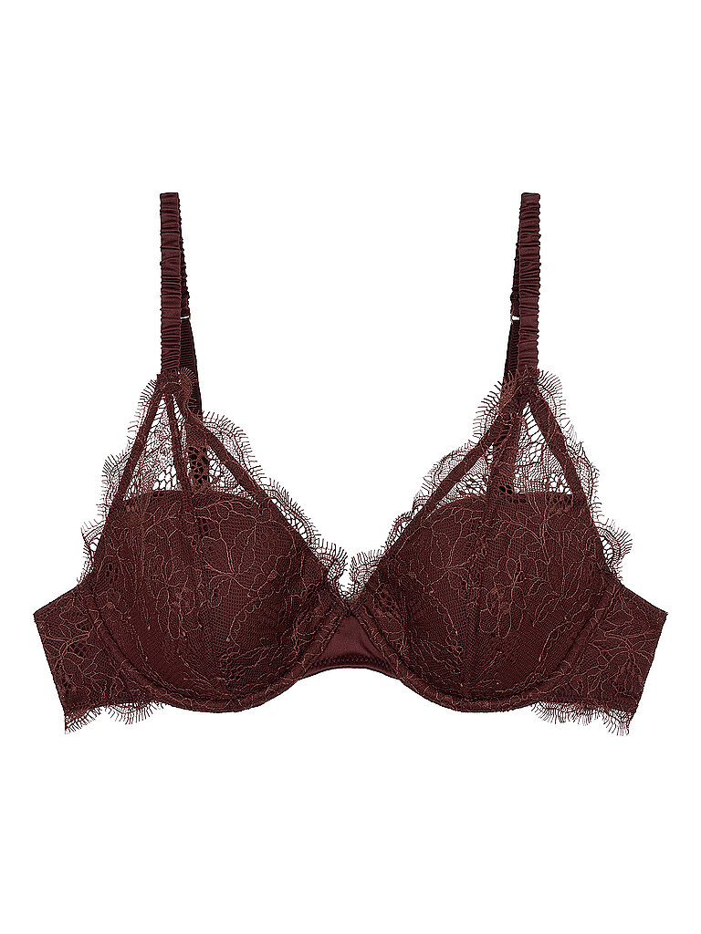 Reggiseno con ferretto GWYNETH marrone scuro marrone 80C