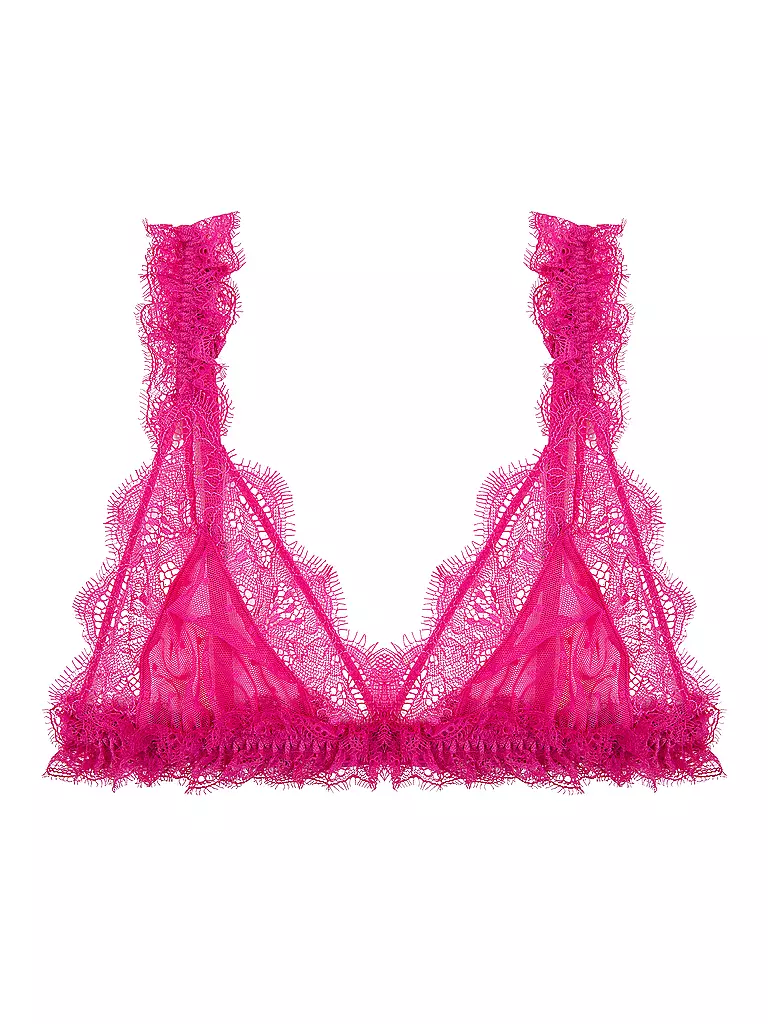 LOVE STORIES | BH ohne Bügel LOVE LACE pink | Fucsia