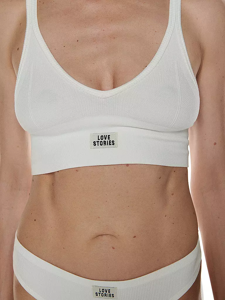 LOVE STORIES | Bustier POSEY bianco sporco | 