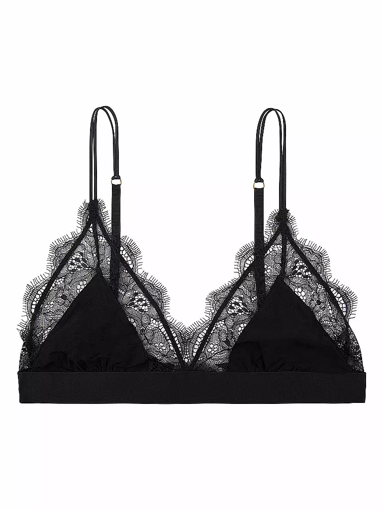 LOVE STORIES | Reggiseno a triangolo "Love Lace" nero | Nero