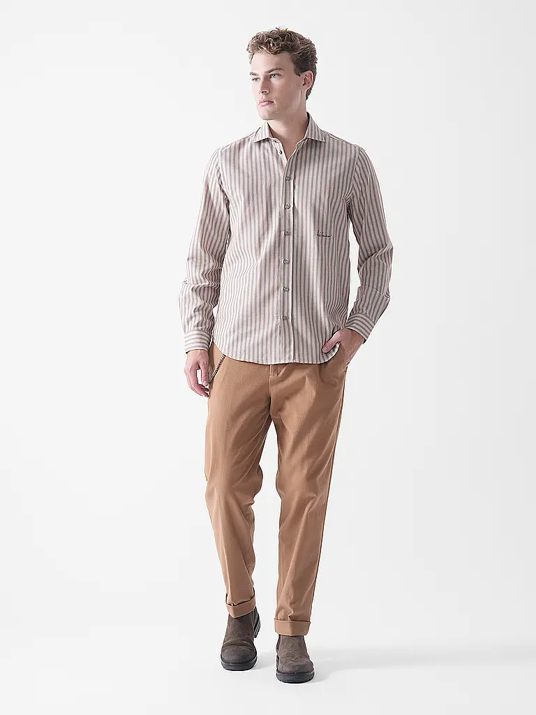LUIS TRENKER | Camicia tradizionale LUBELTRAN | Cammello