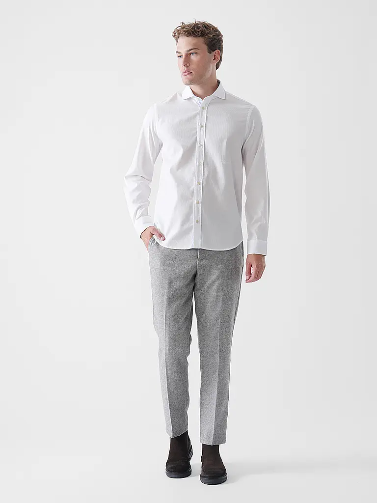LUIS TRENKER | Camicia tradizionale LUBELTRAN | Bianco