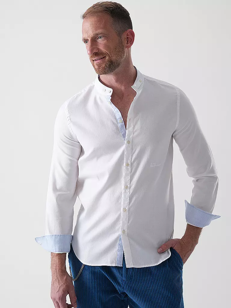 LUIS TRENKER | Camicia tradizionale LUBERNET STRUTTURA | Bianco