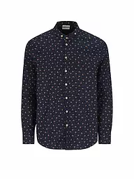 LUIS TRENKER | Camicia tradizionale LUBERNET | Blu scuro