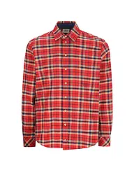 LUIS TRENKER | Camicia tradizionale LUBODO | Rosso