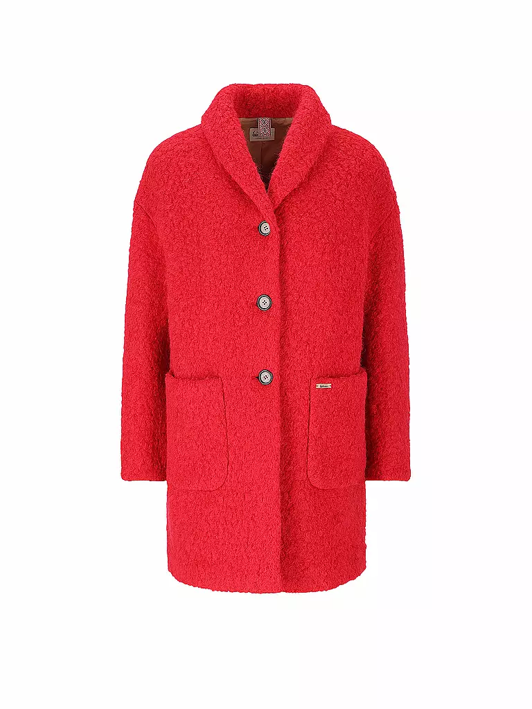 LUIS TRENKER | Cappotto di lana LUGEMMA | Rosso