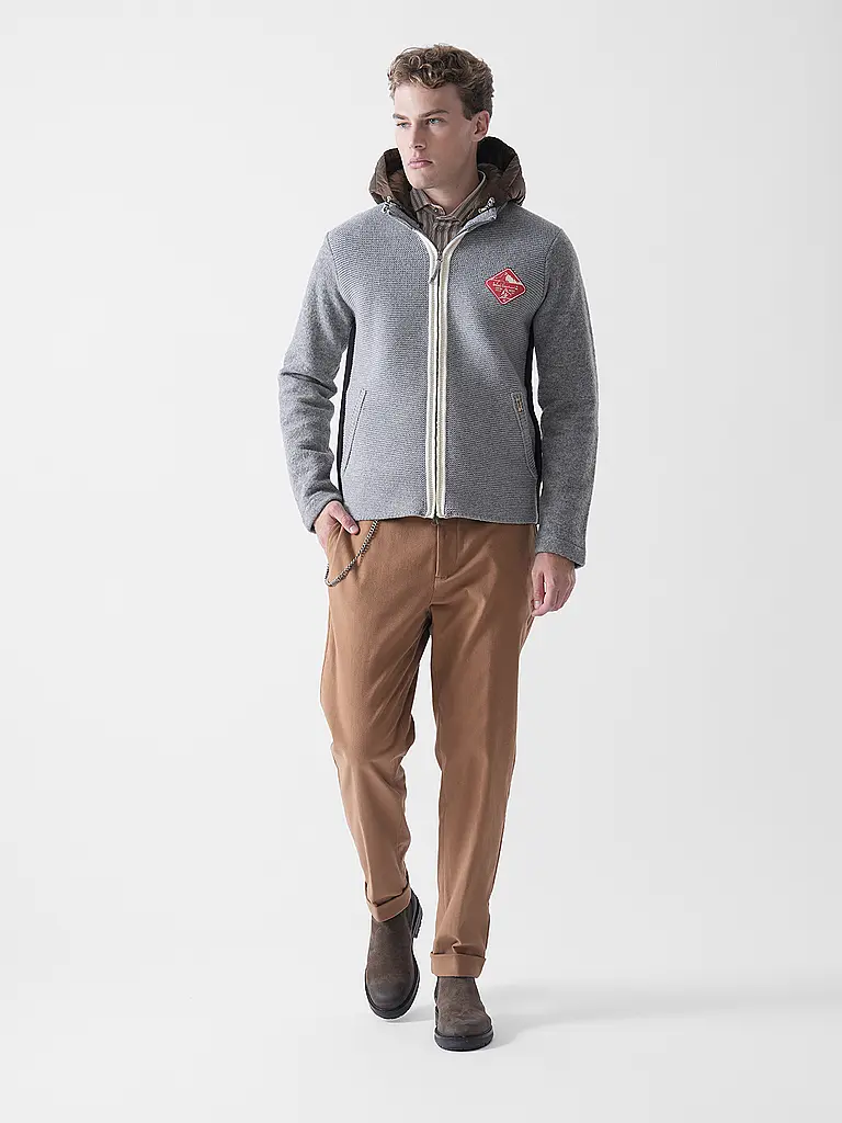 LUIS TRENKER | Cardigan LUWALLACE | Grigio chiaro