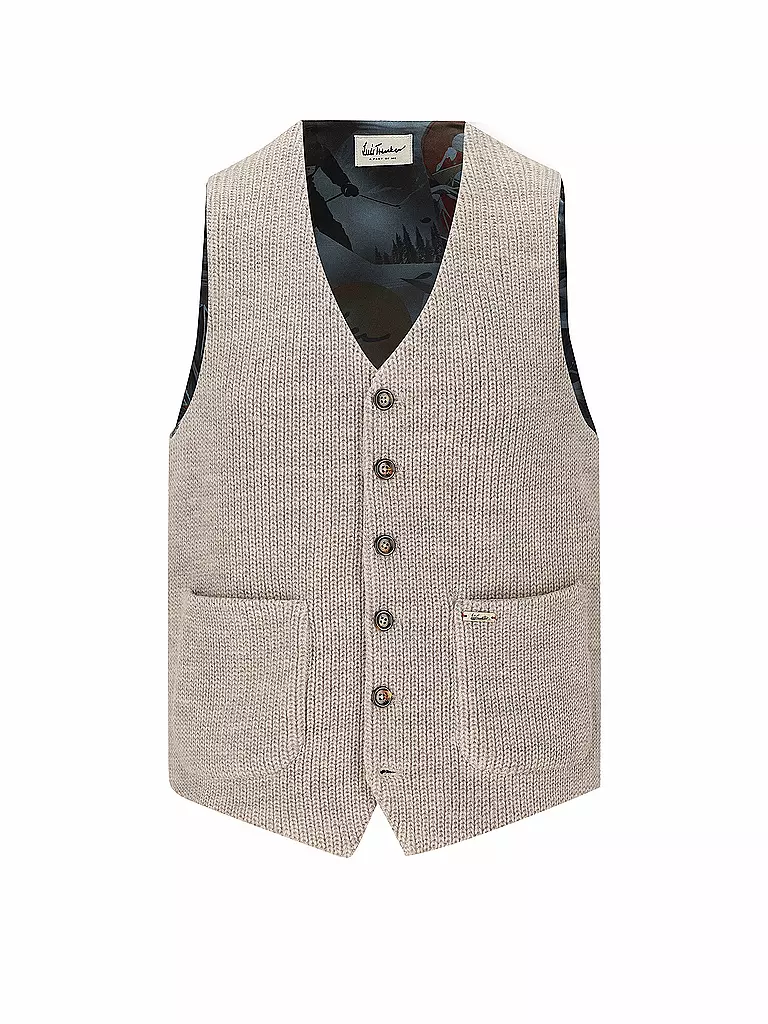 LUIS TRENKER | Gilet tradizionale LUSEBA | Marrone chiaro