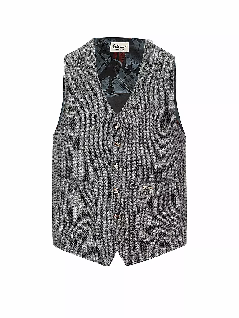 LUIS TRENKER | Gilet tradizionale LUSEBA | Grigio