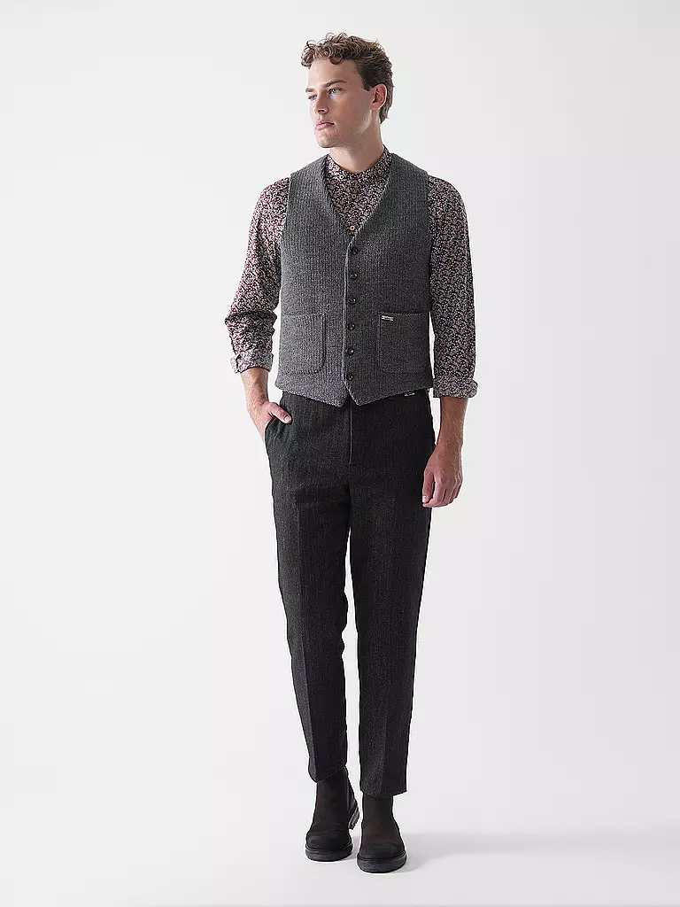 LUIS TRENKER | Gilet tradizionale LUSEBA | Grigio