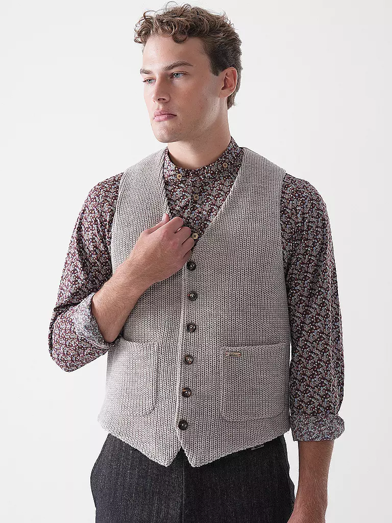 LUIS TRENKER | Gilet tradizionale LUSEBA | Marrone chiaro