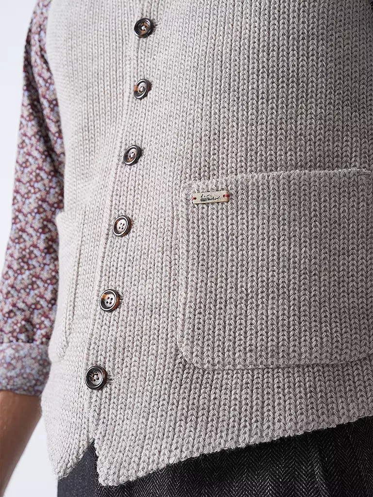 LUIS TRENKER | Gilet tradizionale LUSEBA | Marrone chiaro