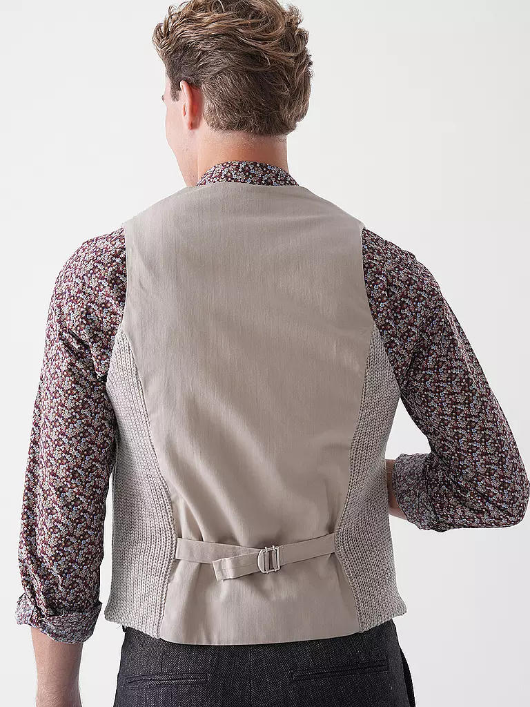 LUIS TRENKER | Gilet tradizionale LUSEBA | Marrone chiaro