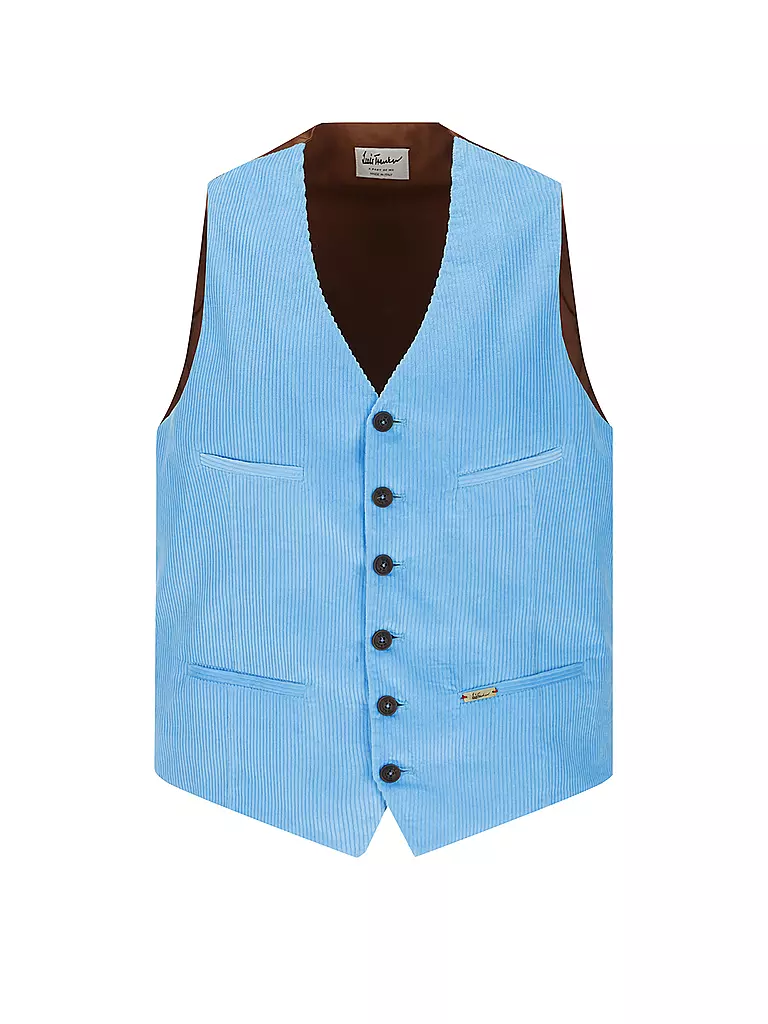 LUIS TRENKER | Gilet tradizionale LUSEBASTIAN | Blu chiaro
