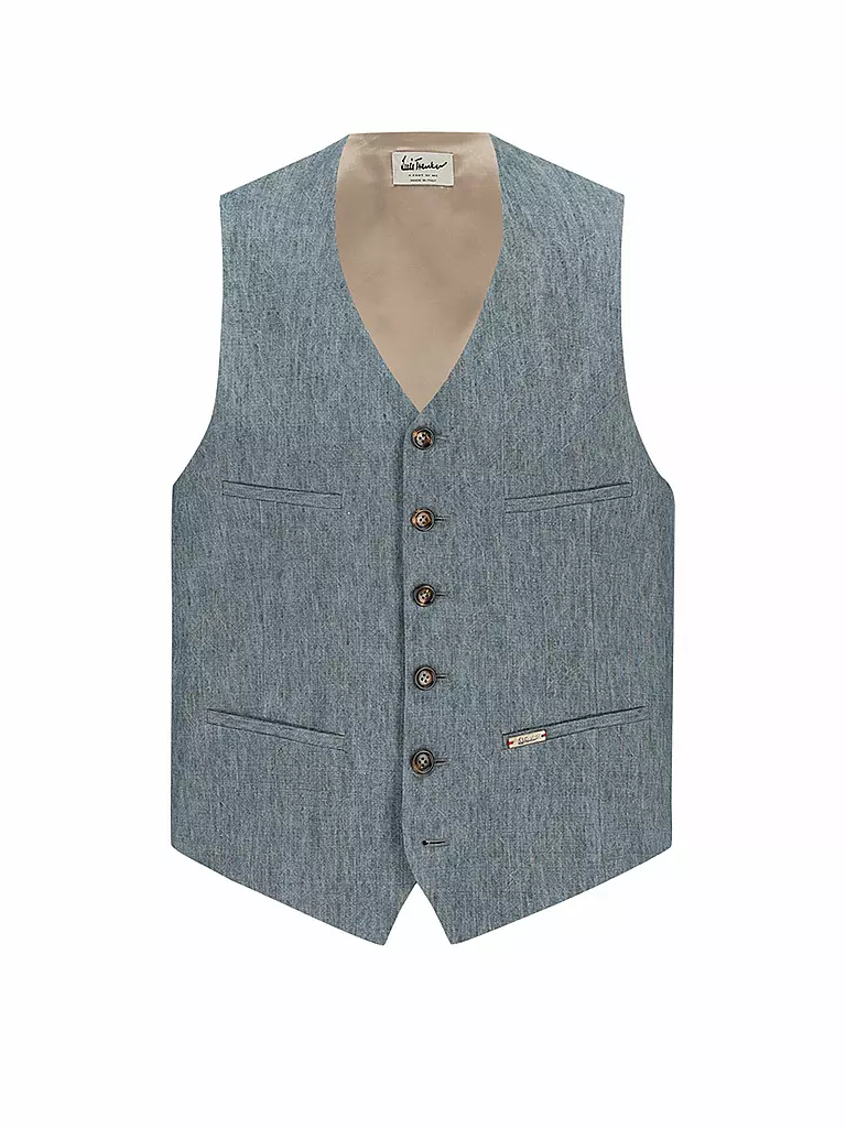 LUIS TRENKER | Gilet tradizionale LUSEBASTIAN | Blu