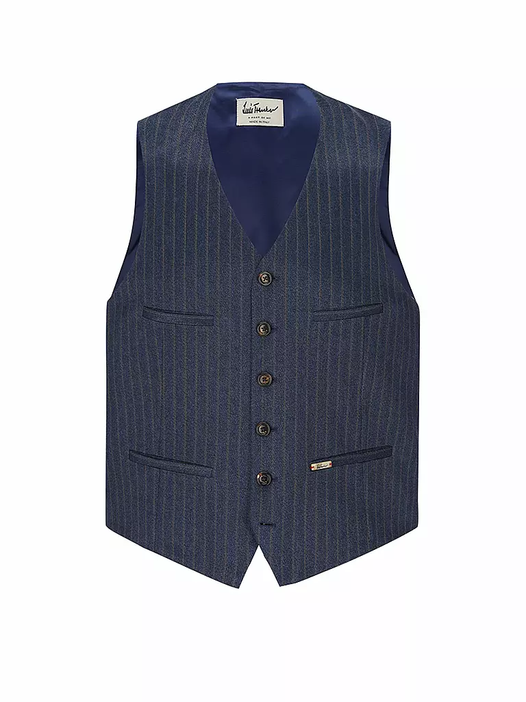 LUIS TRENKER | Gilet tradizionale LUSEBASTIAN | Blu scuro
