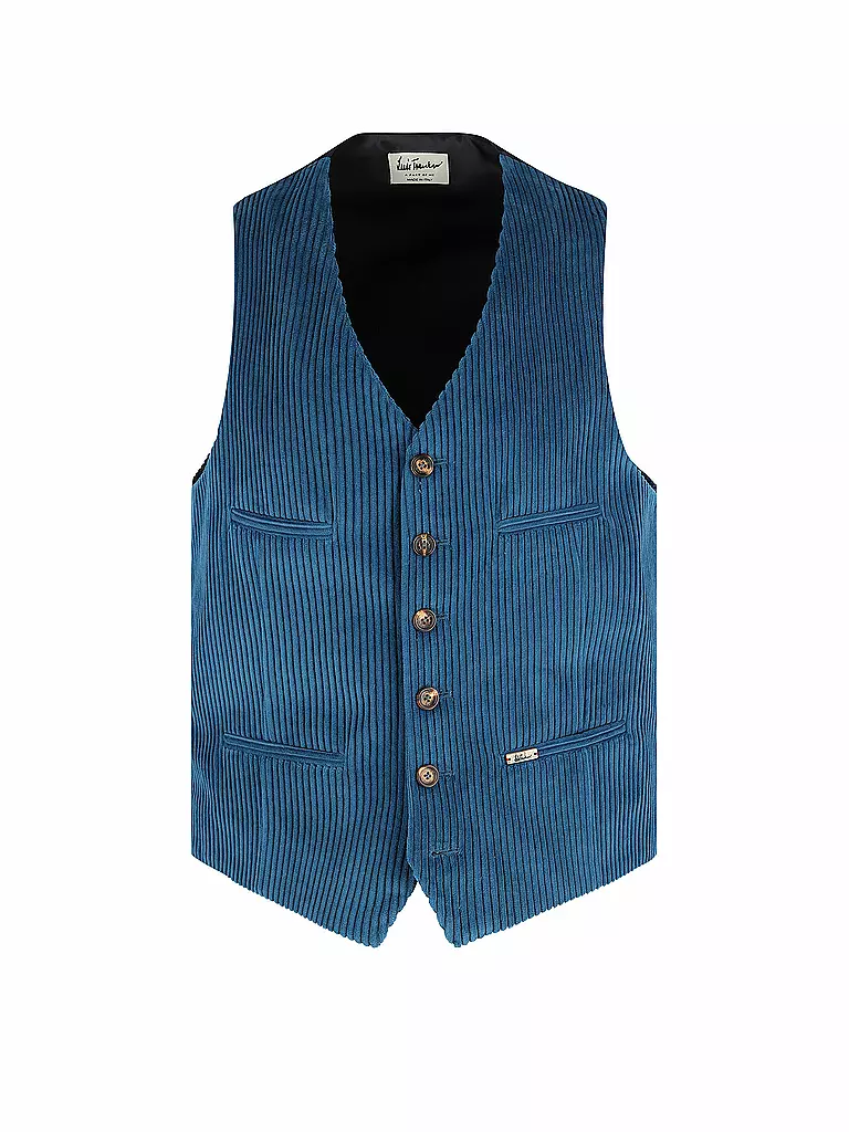 LUIS TRENKER | Gilet tradizionale LUSEBASTIAN | Blu