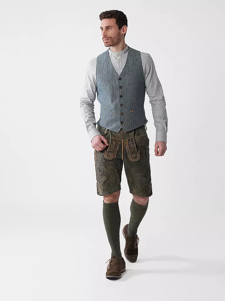 LUIS TRENKER | Gilet tradizionale LUSEBASTIAN | Blu