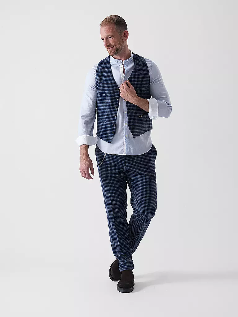 LUIS TRENKER | Gilet tradizionale LUSEBASTIAN | Blu