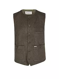 LUIS TRENKER | Gilet tradizionale | Oliva