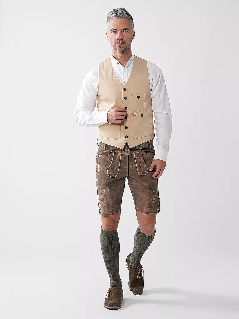 LUIS TRENKER | Gilet tradizionale | Crema