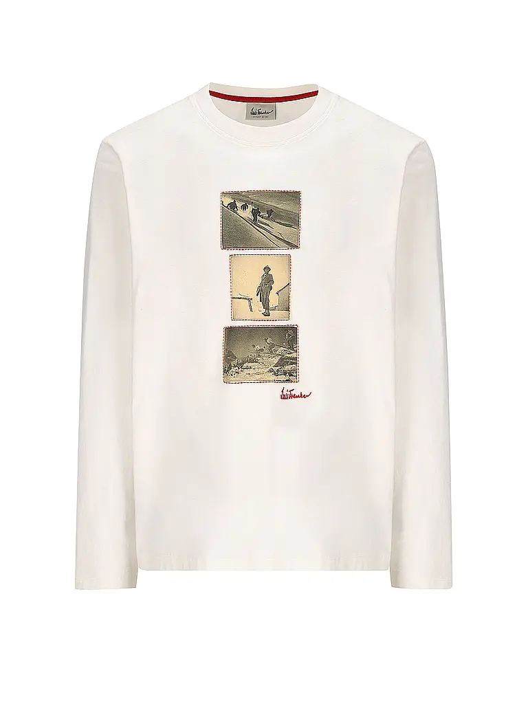 LUIS TRENKER | Langarmshirt LUBODE | Bianco