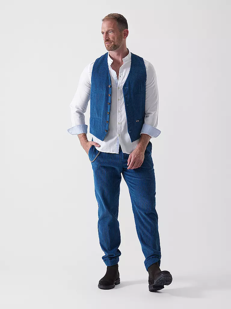 LUIS TRENKER | Pantaloni tradizionali LUBRUNEU | Blu