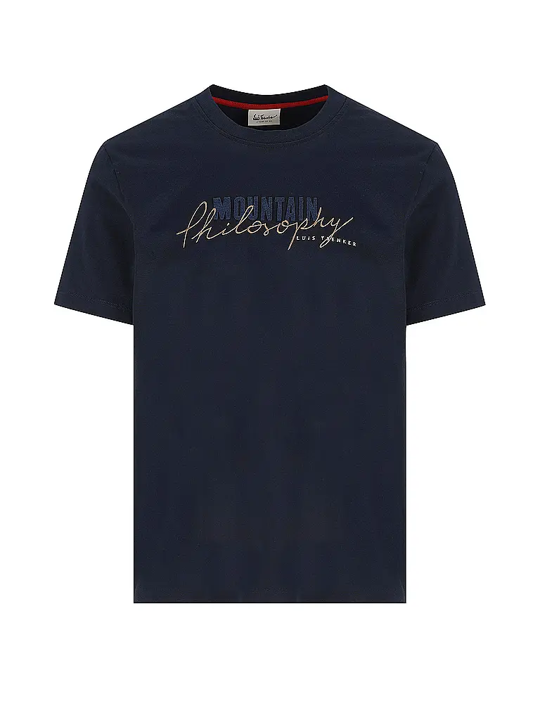 LUIS TRENKER | T-Shirt PHILOSOPHIST | Blu scuro