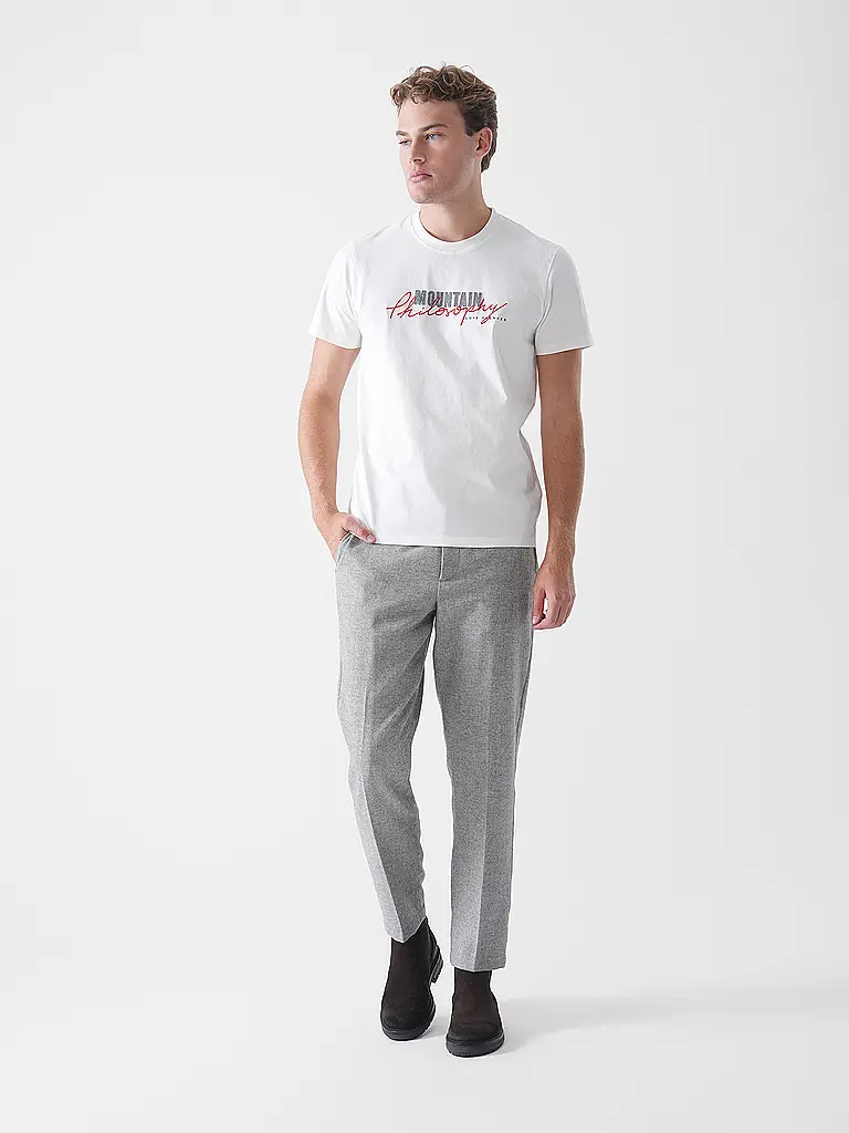 LUIS TRENKER | T-Shirt PHILOSOPHIST | Bianco
