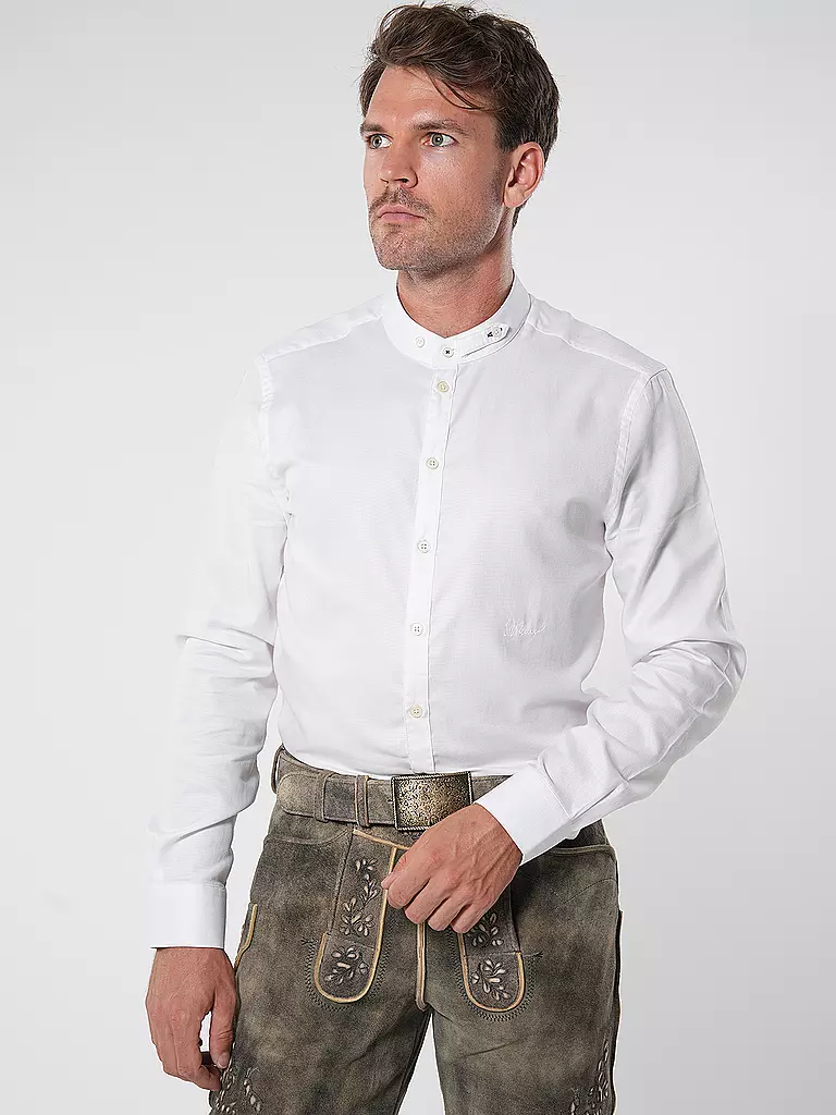 LUIS TRENKER | Trachtenhemd  LUBERNET | Bianco