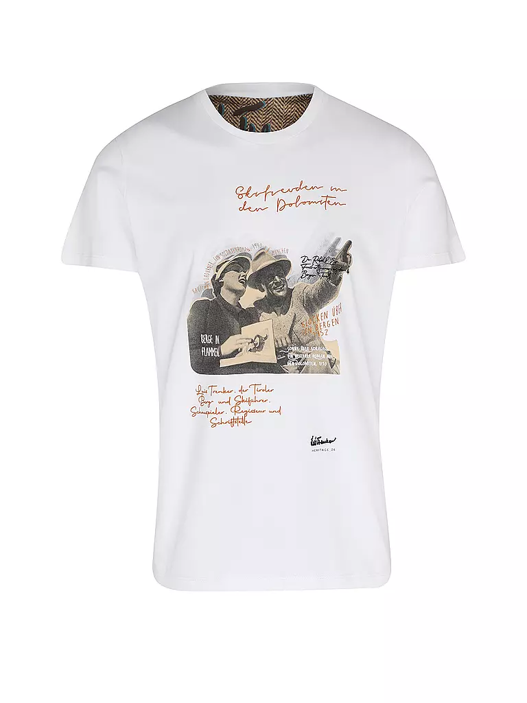 LUIS TRENKER | Trachtenshirt LULUIS  | Bianco