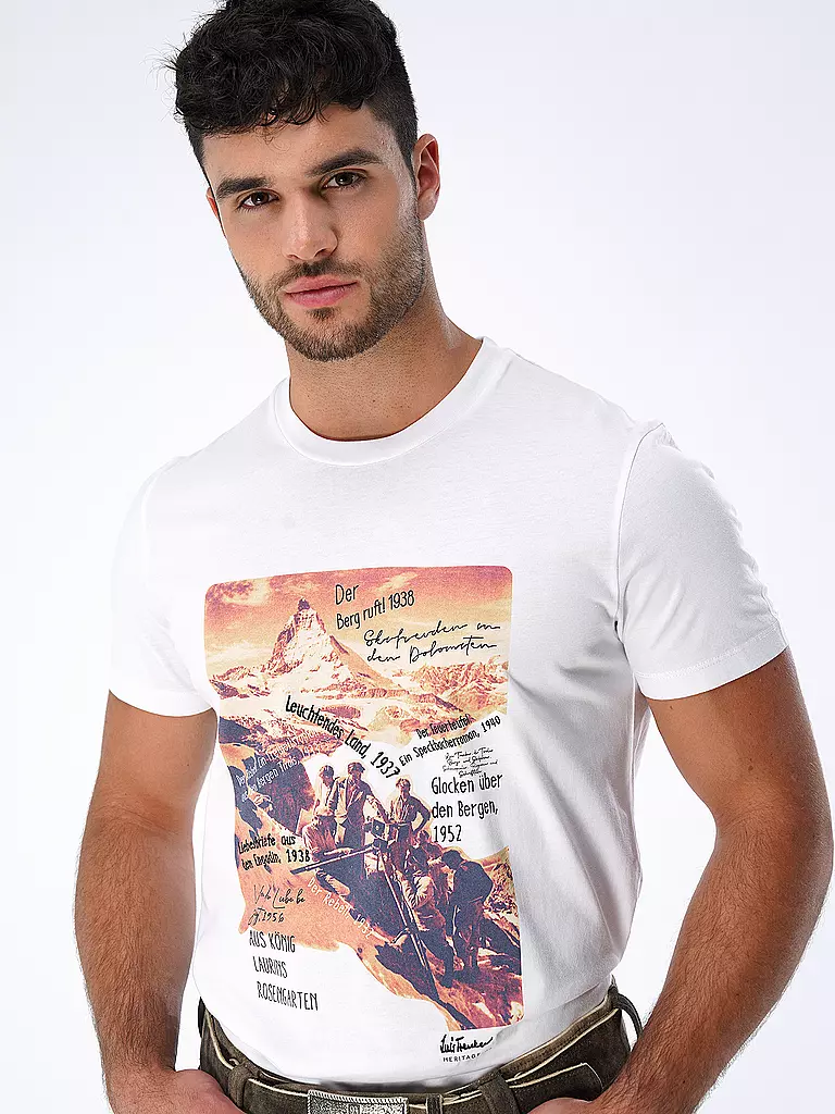 LUIS TRENKER | Trachtenshirt LULUIS  | Bianco