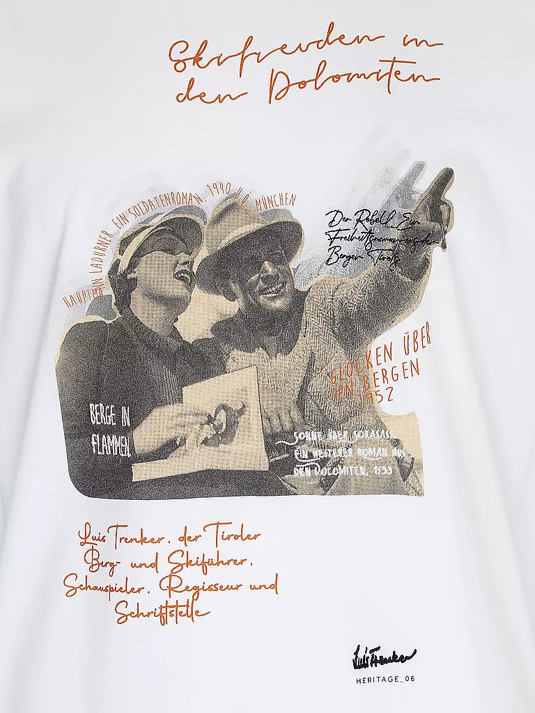 LUIS TRENKER | Trachtenshirt LULUIS  | Bianco