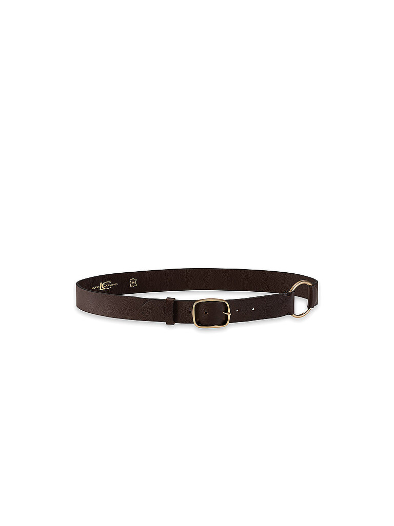 Cintura in pelle marrone 40