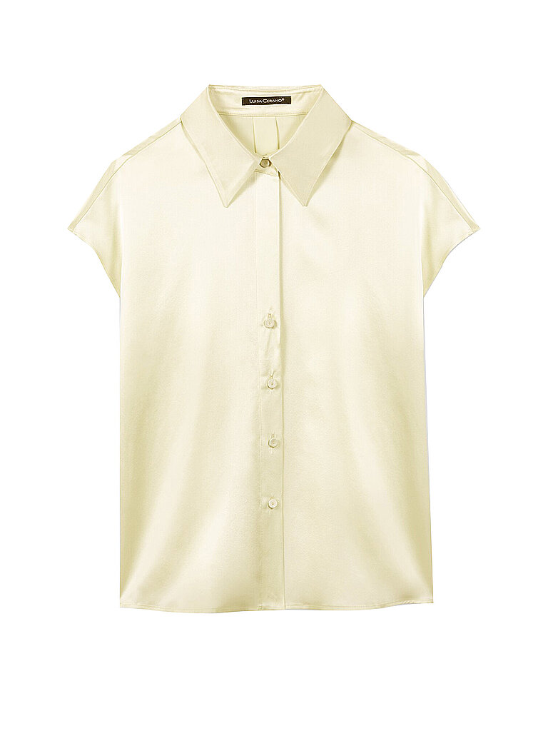 Top in seta giallo 42