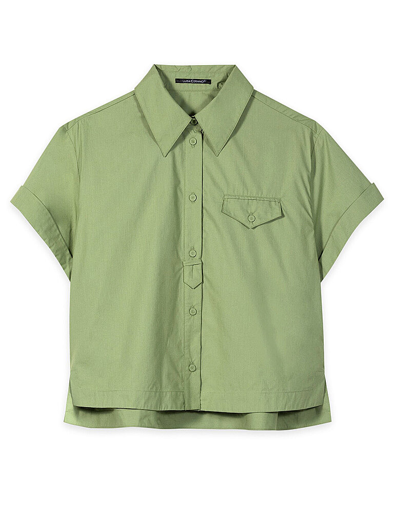 Luisa Cerano Blusa verde scuro 36
