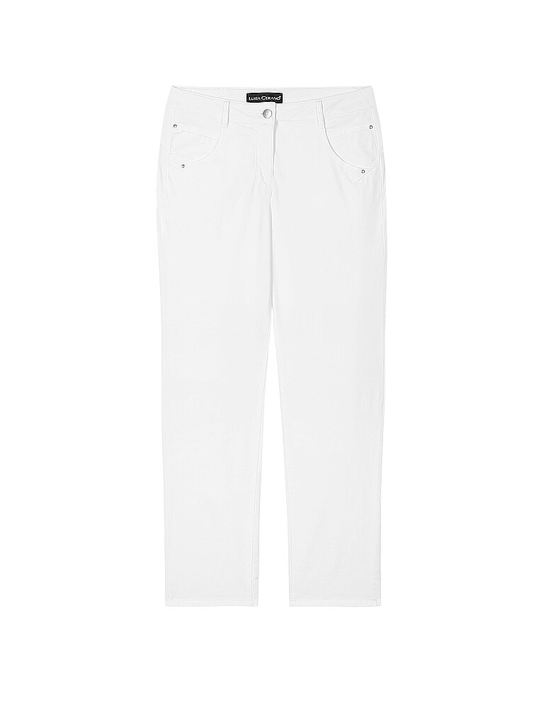 Jeans dal taglio dritto bianco 42