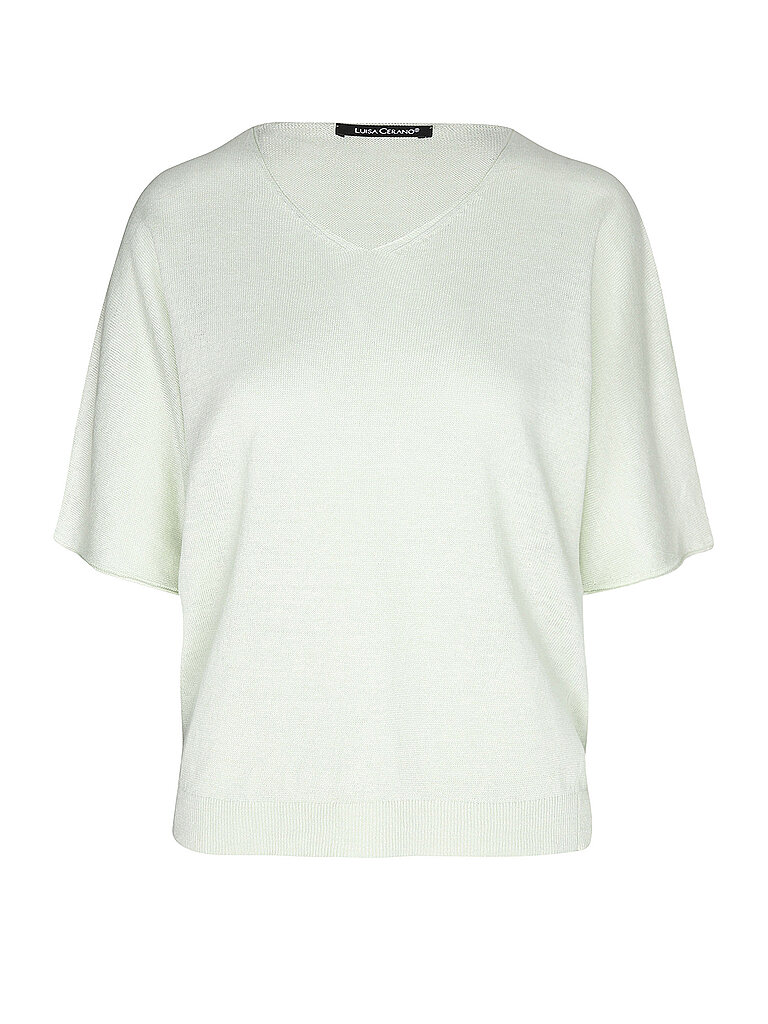 Maglione in lino verde chiaro 38