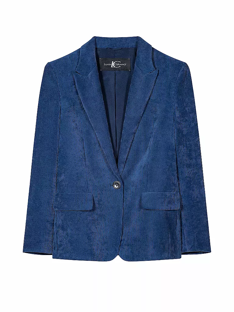 LUISA CERANO | Blazer in velluto a coste | Blu