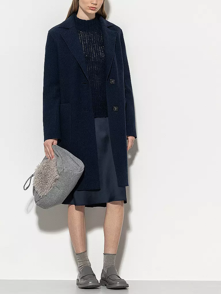 LUISA CERANO | Cappotto di lana | Blu