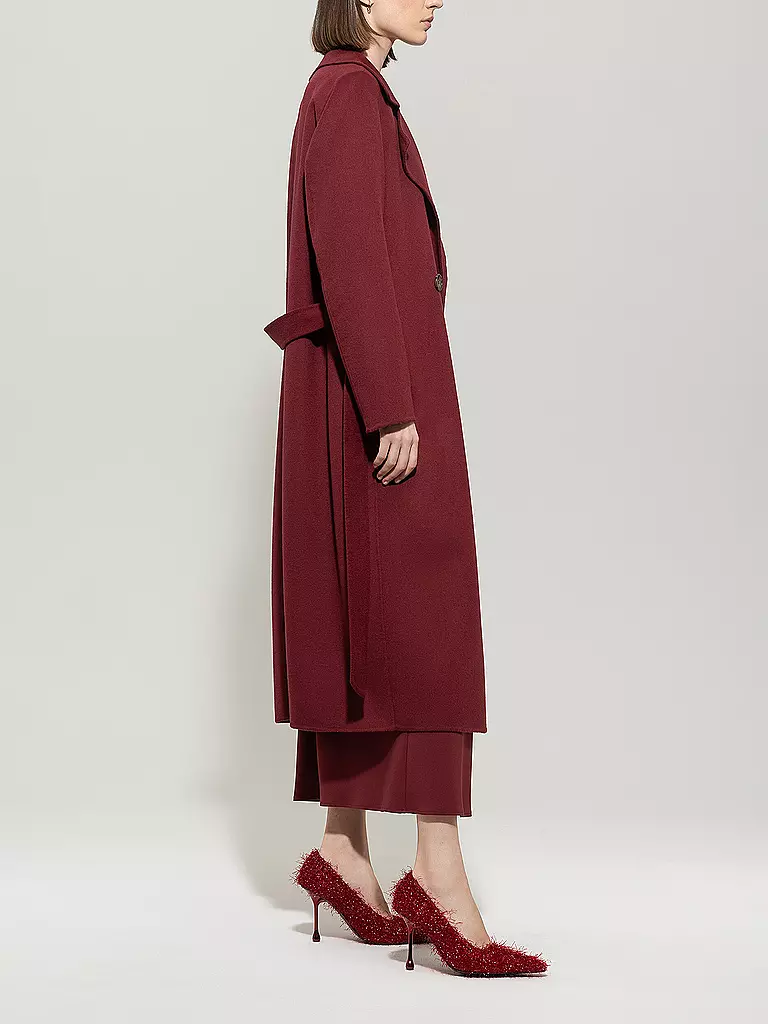 LUISA CERANO | Cappotto di lana | Rosso