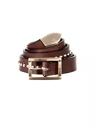 LUISA CERANO | Cintura in pelle | Marrone