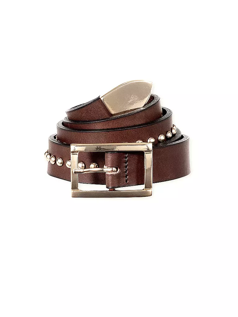 LUISA CERANO | Cintura in pelle | Marrone