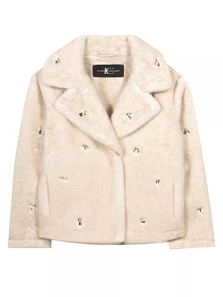LUISA CERANO | Giacca in pelliccia sintetica | Beige