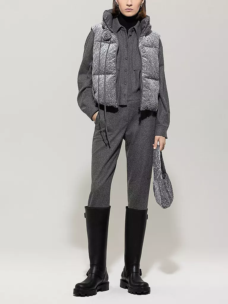 LUISA CERANO | Gilet imbottito | Grigio chiaro