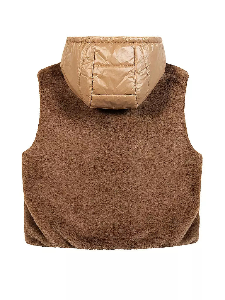 LUISA CERANO | Gilet in finta pelliccia | 
