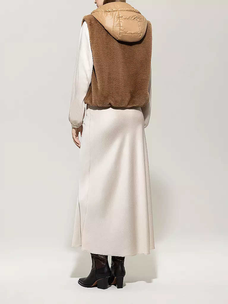 LUISA CERANO | Gilet in finta pelliccia | 